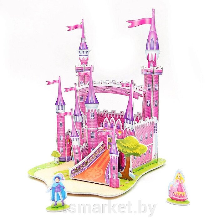 Пазл 3D "Розовый дворец 589-F" 29 элементов от компании TSmarket - фото 1