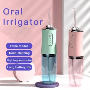 Ирригатор (флоссер) для гигиены полости рта Oral Irrigator 4 сменные насадки