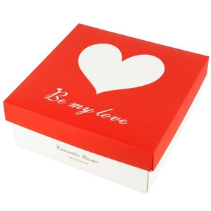 Коробка подарочная с сердцем "Be my love"(Будь моей любовью)