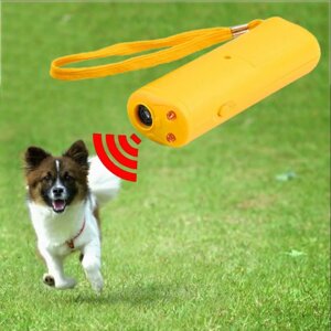 Отпугиватель собак ультразвуковой с фонарем, радиус 10м