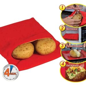Мешок для запекания картофеля в микроволновой печи, 2519,5см