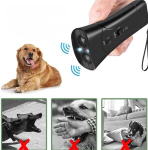 Ультразвуковой отпугиватель собак Ultrasonic Dog Chaser+Dog Trainner / Кликер для отпугивания собак