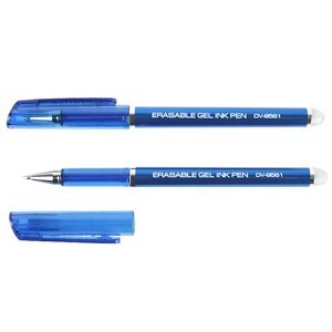 Ручка гелевая синяя со стираемыми чернилами