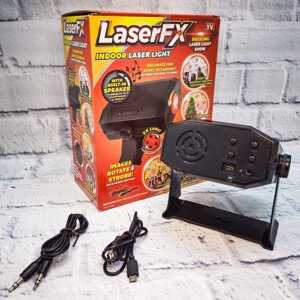 Лазерный шоу-проектор LASERFX indoor laser light (5 тематических вечеринок)