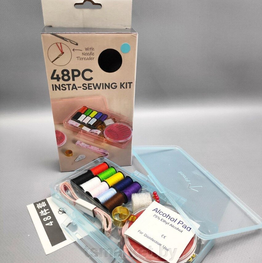 Швейный дорожный набор 48PC INSTA-SEWING KIT (48 предметов) - распродажа