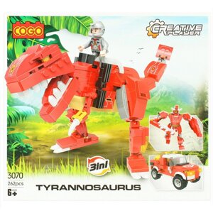 Конструктор 3в1 Tyrannosaurus 3070. Игрушка