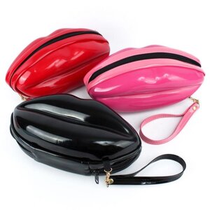 Косметичка Губки LIPS 25*13см. Цвета микс