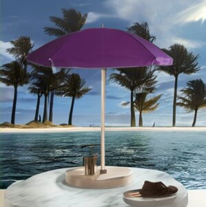 Зонт пляжный BU-70 диаметр 175 см, складная штанга 205 см, с наклоном /20
