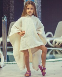 Детское махровое полотенце-пончо. 100% хлопок. Разные расцветки