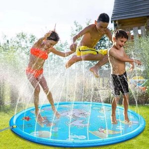Игровой мини бассейн – фонтанчик для детей на лето (ПВХ, диаметр – 100 см)