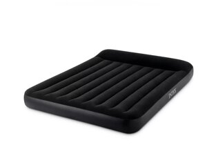 Матрас надувной с подголовником Intex Pillow Rest Classic, 203*183*25 см (64144)