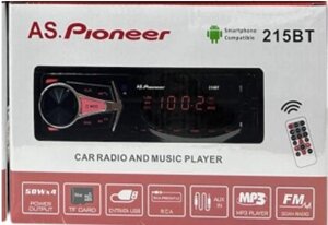 Автомобильная магнитола AS. Pioneer 215BT с Bluetooth и пультом д/у