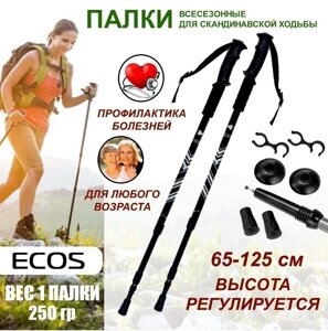 Палки для скандинавской ходьбы всесезонные ECOS WP-05