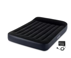 Матрас самонадувной с подголовником Intex Pillow Rest Classic, 203*152*25 см (64150NP)