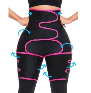 Женский утягивающий костюм из неопрена Waist Band костюм (Фитнес боди для похудения)