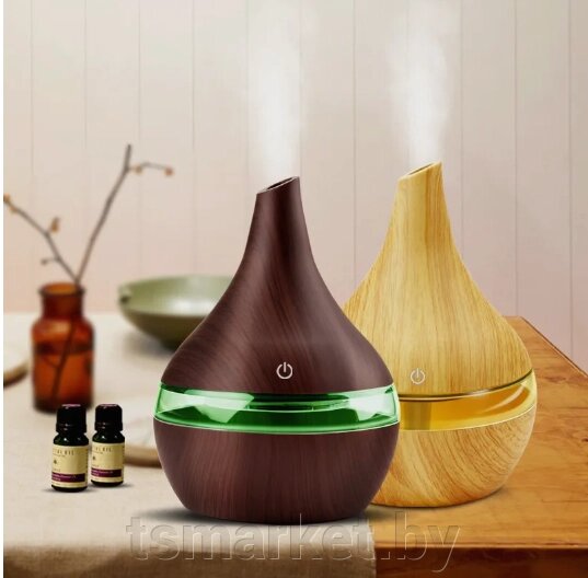 Увлажнитель (аромадиффузор) воздуха Mini Atomization Humidifier, с разноцветной подсветкой ,300 ml, 220V - гарантия