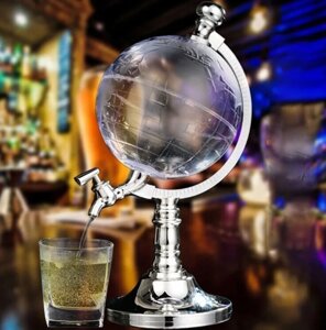 Мини Бар "Глобус" диспенсер для напитков 2 литра Globe Drink