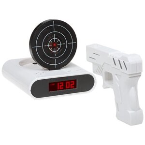 Будильник-мишень Gun Alarm Clock
