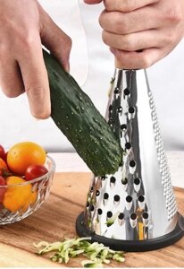Терка конусная трехгранная для овощей и фруктов, 28 см