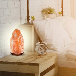 Соляная лампа - ночник Скала из гималайской соли 3-5 кг Crystal Salt Lamp