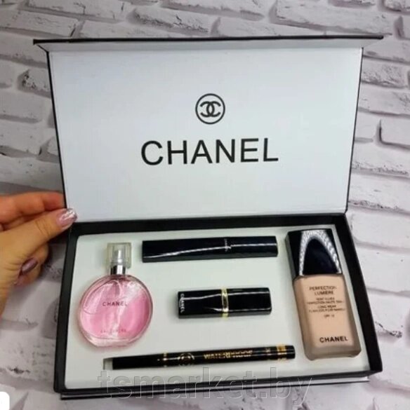 Подарочный набор Chanel 5 в 1 от компании TSmarket - фото 1