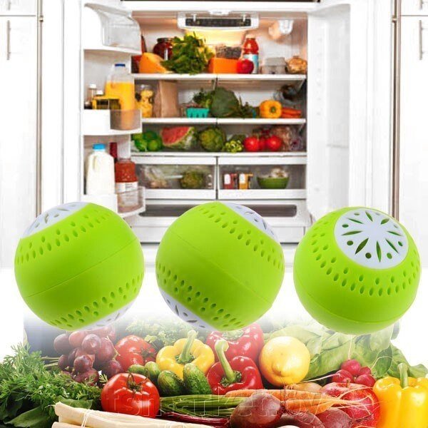 Поглотитель запаха шарики  Fridge Balls (Фридж Болс) в холодильнике от компании TSmarket - фото 1