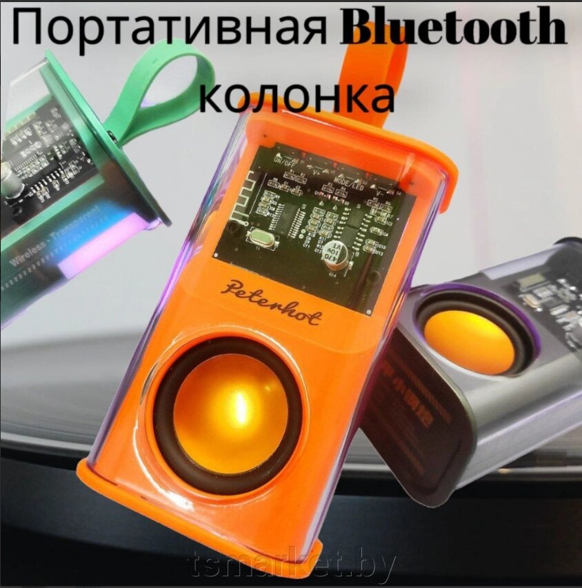 Портативная Bluetooth колонка Peterhot Battle Armour W5 с функцией TWS от компании TSmarket - фото 1