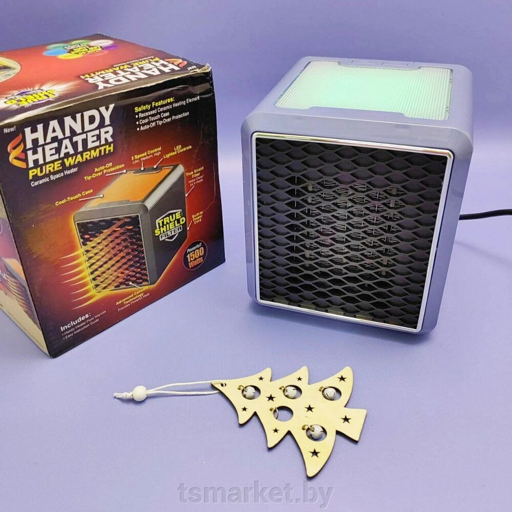 Портативный 3-х скоростной обогреватель с LED подсветкой Handy Heater от компании TSmarket - фото 1