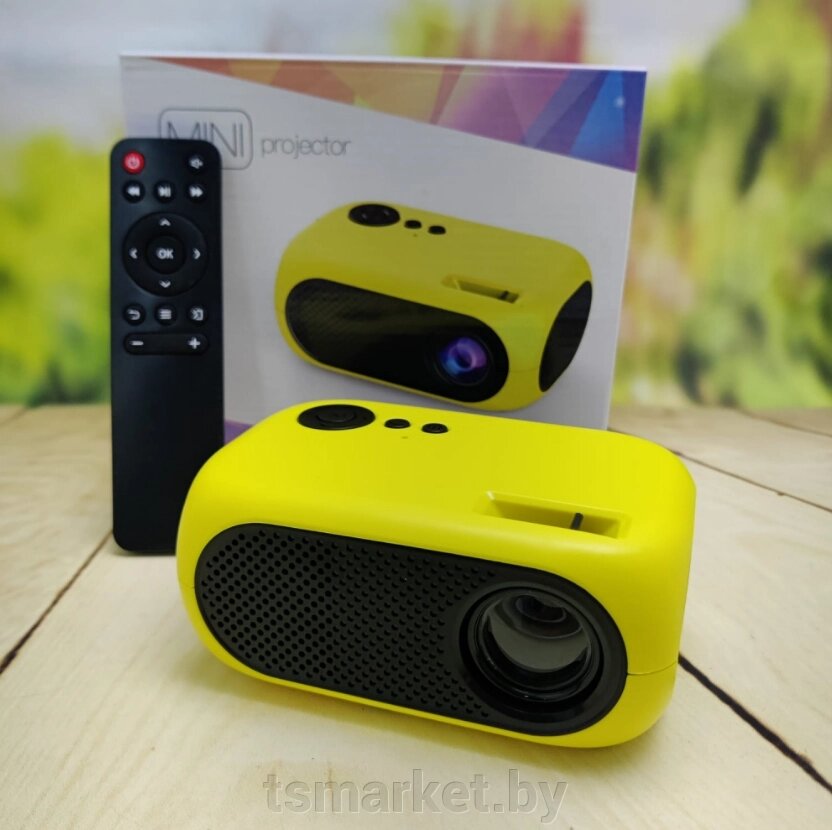 Портативный LED Проектор MINI Projector поддержка 360х640, 1920х1080 HDMI/USB от компании TSmarket - фото 1