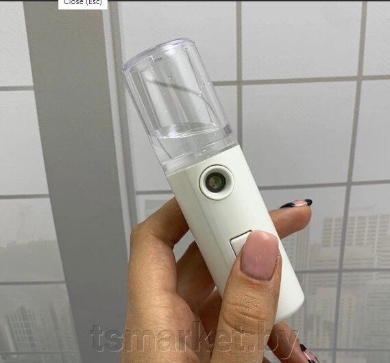 Портативный USB увлажнитель для лица со светодиодной подсветкой "Этретта" от компании TSmarket - фото 1