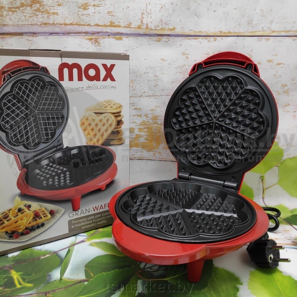 Прибор для приготовления домашних вафель (вафельница) MAX Grand Waffle от компании TSmarket - фото 1