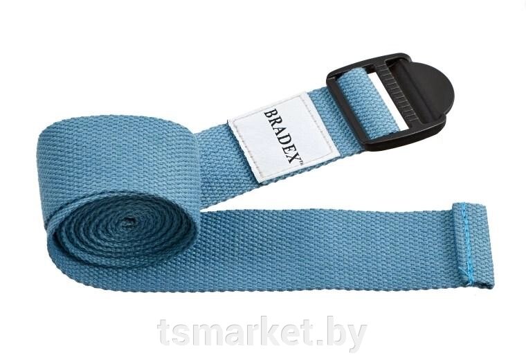 Ремешок для йоги бирюзовый от компании TSmarket - фото 1
