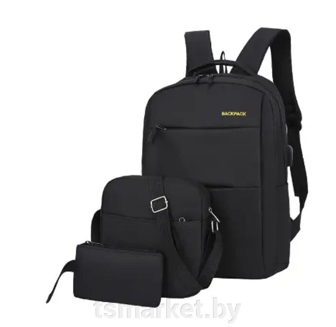 Рюкзак 3в1 BackPack "Urban" с USB и отделением для ноутбука до 17" от компании TSmarket - фото 1