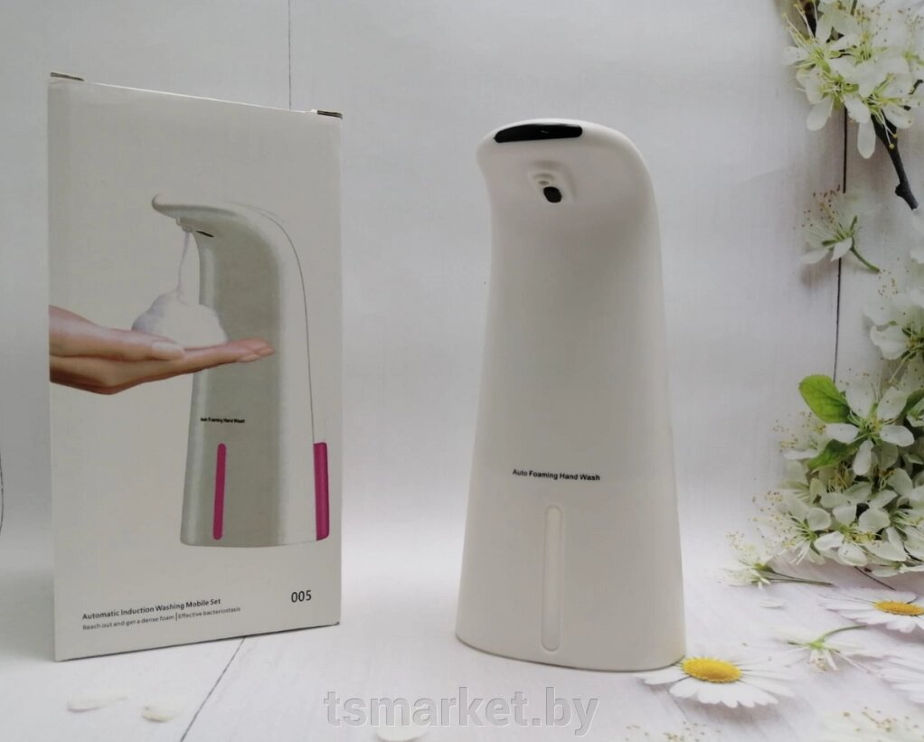 Сенсорный (бесконтактный) дозатор-вспениватель (диспенсер) для жидкого мыла Soap Dispenser, 250 мл от компании TSmarket - фото 1