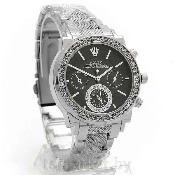 Шикарные женские часы в cтиле Rolex 6890G  Серебро 3 варианта от компании TSmarket - фото 1