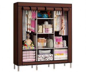 Складной шкаф Storage Wardrobe . Цвета микс. Шоколад