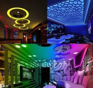 Светодиодная лента RGB LED STRIP 5 м, 16 цветов