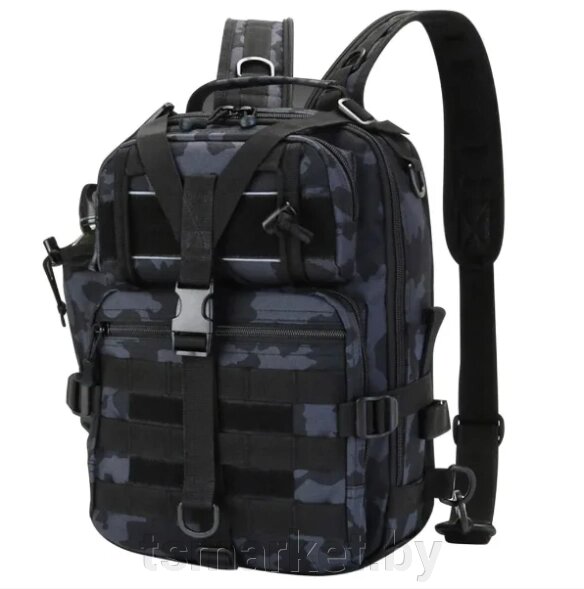 Тактический мужской рюкзак, походный, для рыбалки и охоты. Размер: 40х25х14 см от компании TSmarket - фото 1