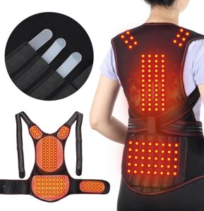 Турмалиновый самонагревающийся ортопедический жилет с магнитами Tourmaline Heat Insulating Vest (р-р XXL)