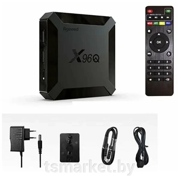 ТВ-приставка Android Smart TV Box X96 Q 1GB/8GB Wi-Fi+Пульт д/у от компании TSmarket - фото 1
