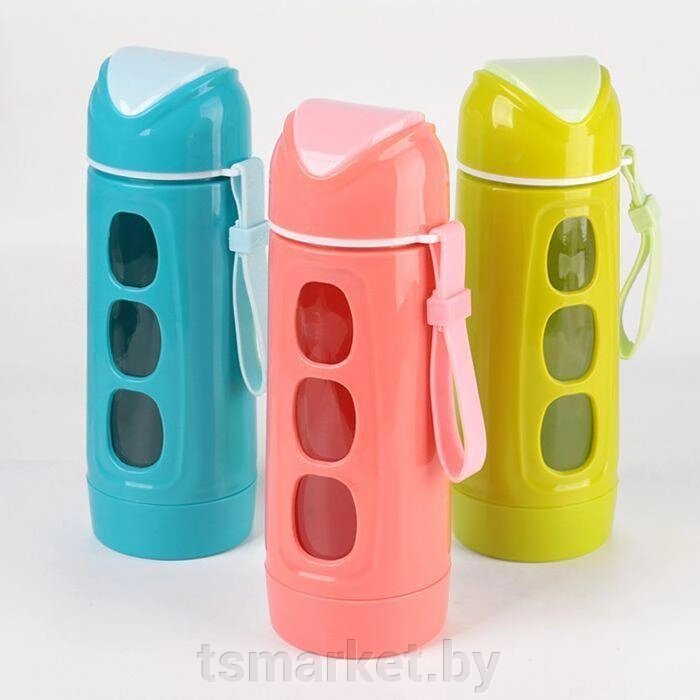 Удобная бутылка для воды 450 мл разные цвета от компании TSmarket - фото 1