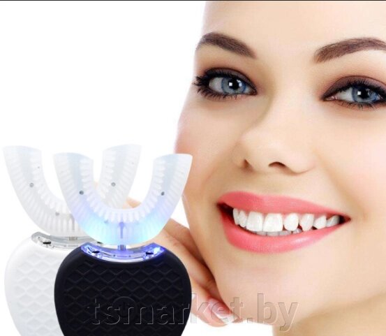 Ультразвуковая электрическая отбеливающая зубная щетка Toothbrush Cold Light Whitening от компании TSmarket - фото 1