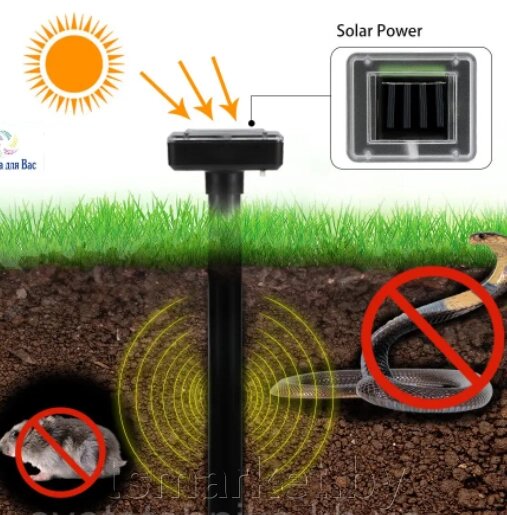 Ультразвуковой отпугиватель кротов, грызунов от компании TSmarket - фото 1