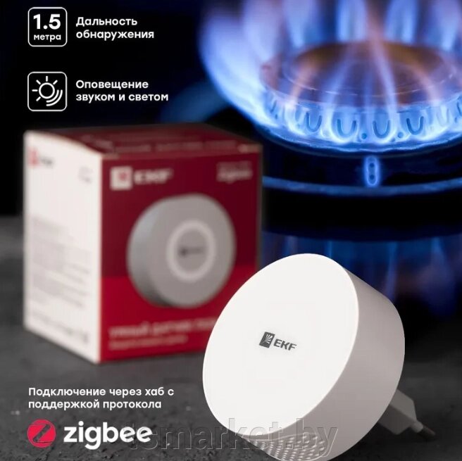 Умный датчик газа Zigbee EKF Connect от компании TSmarket - фото 1