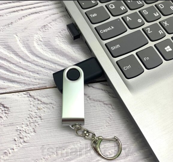 USB накопитель с брелком (флешка) Twist , 32 Гб от компании TSmarket - фото 1
