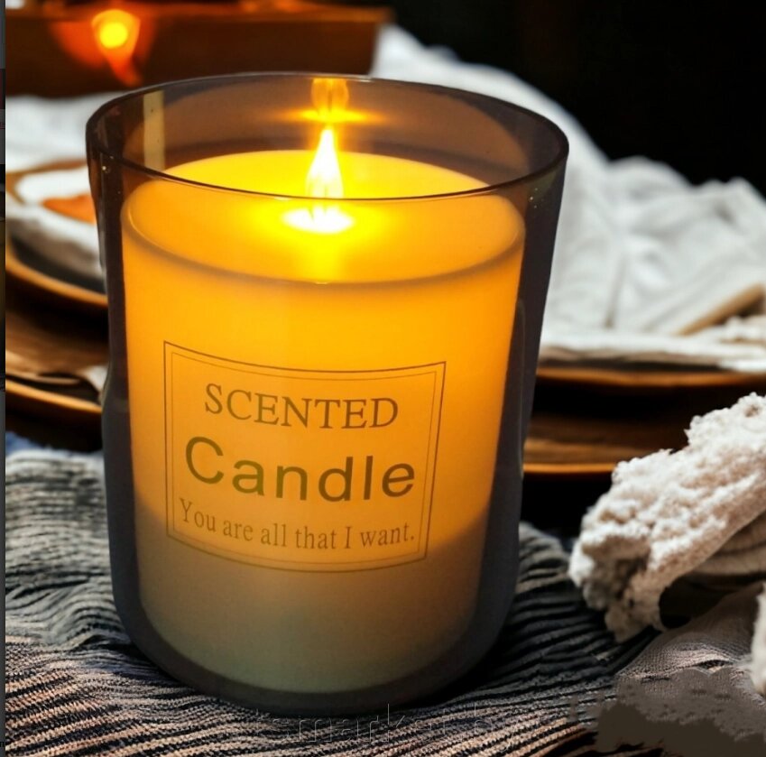 Увлажнитель воздуха Candle / Аромадиффузор - ночник Свеча от компании TSmarket - фото 1