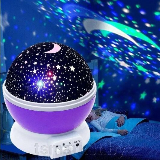 Вращающийся светильник ночник Star Master от компании TSmarket - фото 1