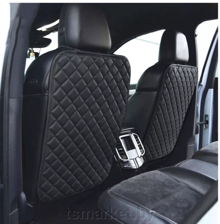 Защита спинки сиденья в авто из экокожи Premium от компании TSmarket - фото 1
