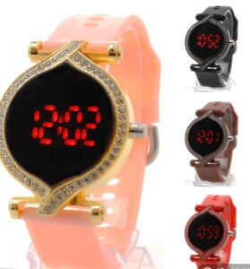 Женские электронные часы светодидные LED F3041G