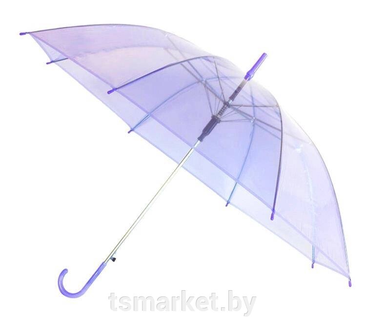 Зонт прозрачный фиолетовый SiPL от компании TSmarket - фото 1